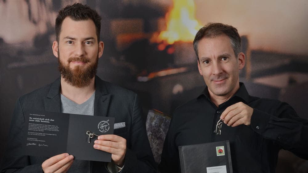 Gestaltung, Direct Mail, Knobelspiel, Metall