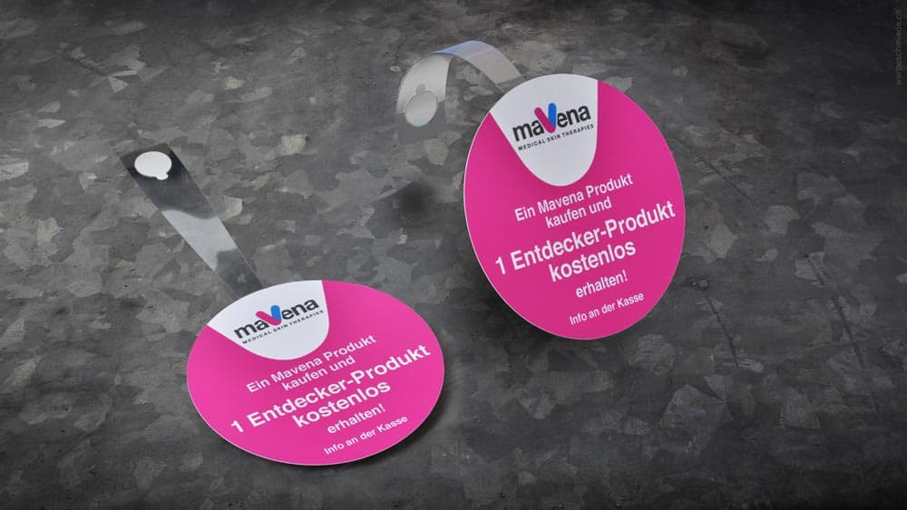 Mavena Wobbler, Point of Sale Mavena Wobbler, Point of Sale