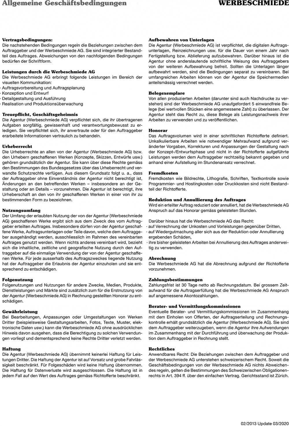 AGB Werbeschmiede AG