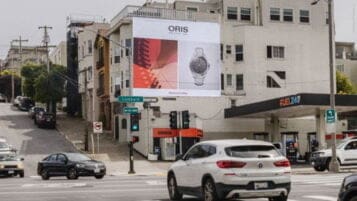 Werbeschmiede AG, Werbung und Grafik, Mega Poster San Francisco, Internationale Kampagne