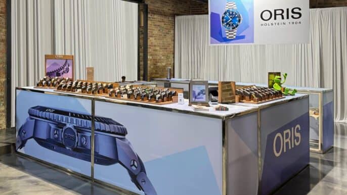 Messestand Rundum Grafik Abwicklung Retusche und Reinzeichnung