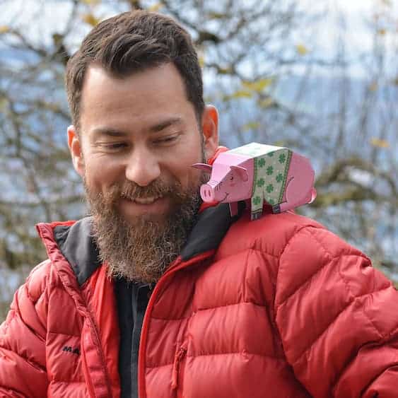 Direct Mail Bastelbogen zum Neuen Jahr Janosh Rasser Werbeschmiede Zürich