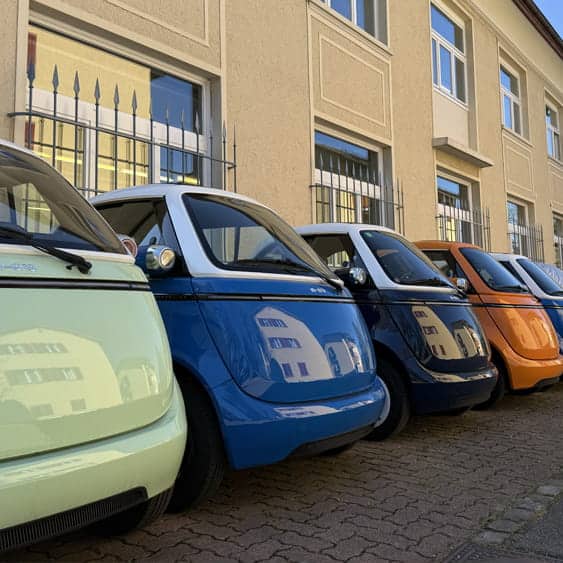 Microlino die erste Fahrt Farbpalette