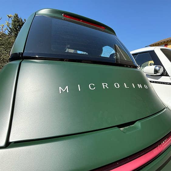 Microlino die erste Fahrt Green
