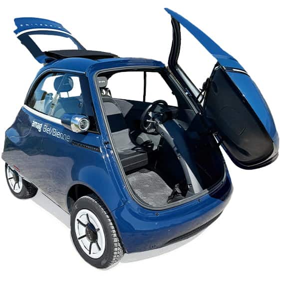 Microlino die erste Fahrt offen