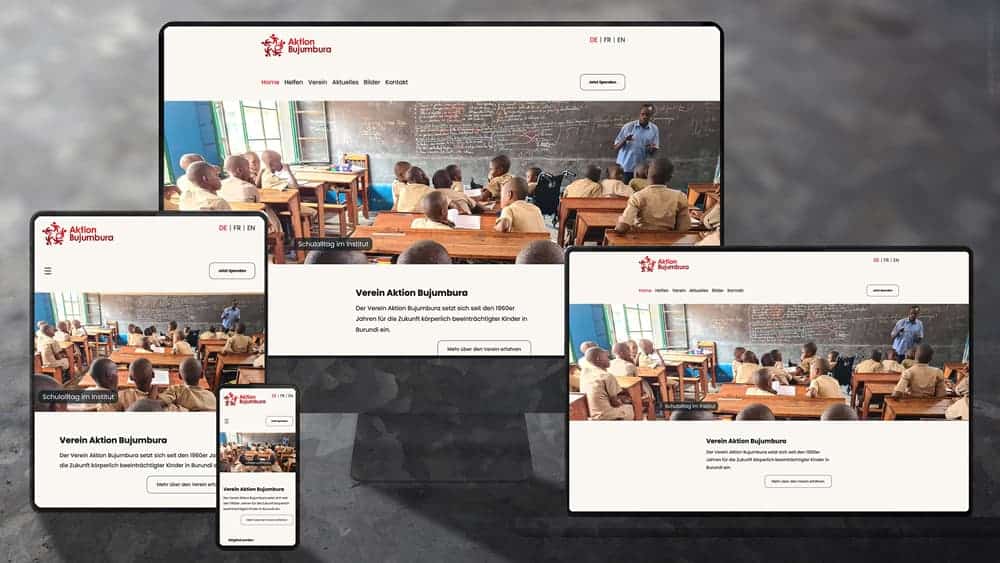 Webseite Aktion Bujumbura
